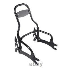 12 Backrest Sissy Bar & Leather Pad For Indian Chief 14-18 Dark Horse 16-18 17