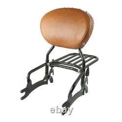 12 Backrest Sissy Bar &Luggage Rack Fit For Indian Chief Classic Vintage 14-18