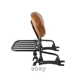 12 Backrest Sissy Bar &Luggage Rack Fit For Indian Chief Classic Vintage 14-18