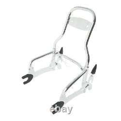 12 Backrest Sissy Bar Pad Luggage Rack For Indian Chief Vintage Classic 14-18