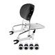 12 Backrest Sissy Bar & Quick Release Spools Fit For Indian Chieftain Limited
