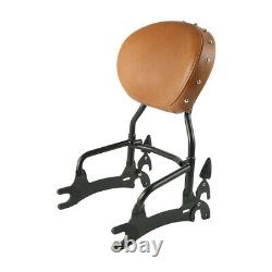 12 Black Sissy Bar Backrest Mount Spool Fit For Indian Chief Classic Dark Horse