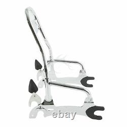 12 Chrome Sissy Bar Backrest Fit For Indian Chief Classic Vintage Dark Horse