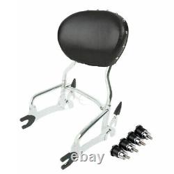 12 Sissy Bar Black Backrest Mount Spools For Indian Chief Vintage Classic 14-18