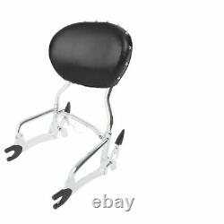 12 Sissy Bar Black Backrest Mount Spools For Indian Chief Vintage Classic 14-18