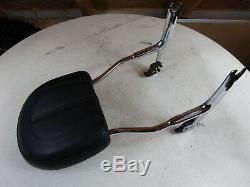 2016 Harley Softail Deluxe Detachable Sissy Bar Back Rest with Brackets Pad