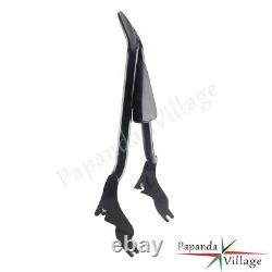 22'' Height Black Rear Sissy Bar Backrest withPad For Harley Electra Glide FLHTC
