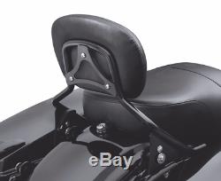 54248 09A Black Harley Davidson BACK REST SISSYBAR Upright & pad TOURING 09-2020