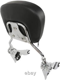 Adjustable Sissy Bar Passenger Backrest WithPad Fits for Harley Touring Road King