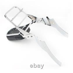 Backrest Sissy Bar+ Luggage Rack Fit Yamaha V Star DS 400 650 Custom drag star