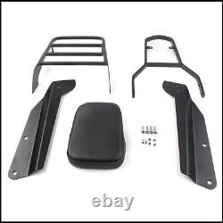 Backrest Sissy Bar Luggage Rack Motor Detachable Fits For Honda VTX 1800C 00-23