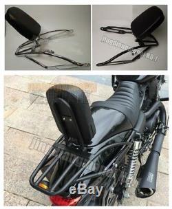 Backrest Sissy Bar Luggage Rack Pad for Harley Davidson Street XG500 XG750