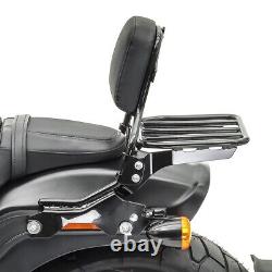 Backrest motorcycle Craftride black DP702