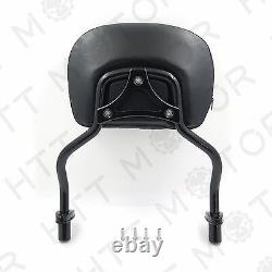 Black Detachable Sissy Bar Pad & Backrest For Harley FLRT Freewheeler 2015-2020
