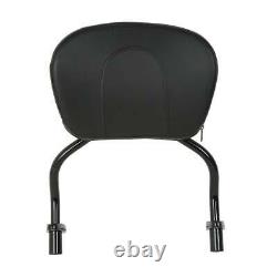 Black Detachable Sissy Bar Pad & Backrest For Harley FLRT Freewheeler 2015-2021