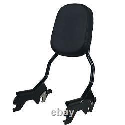 Black Sissy Bar Backrest Fit For Harley Softail Heritage Classic 2018-23