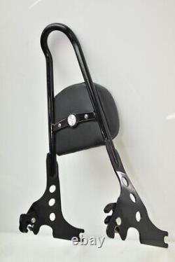 Black Sissy Bar Sportster Quick Detachable with Small Pad HARLEY DAVIDSON