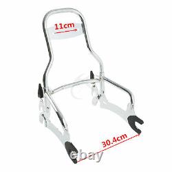 Chrome Backrest Sissy Bar Spools Fit For Indian Chieftain Roadmaster 2014-2020