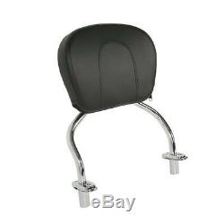 Chrome Detachable Sissy Bar Pad with Backrest For Harley FLRT FreeWheeler 15-19 16