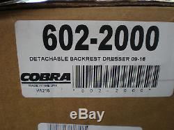 Cobra Detachable Sissybar with Backrest- 602-2000 FL's 2010-2017