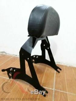Detachable Backrest Sissy Bar 4 Victory Cross Country Road Black Tour Ball