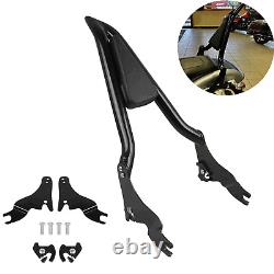 Detachable Backrest Sissy Bar Compatible with Harley Touring Street Glide 09-23