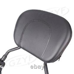 Detachable Backrest Sissy Bar Cushion Fit Touring Road King Street Electra Glide