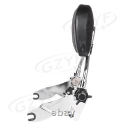 Detachable Backrest Sissy Bar Fit Harley Touring Road King Electra Street Glide