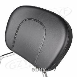 Detachable Backrest Sissy Bar Fit Harley Touring Road King Electra Street Glide