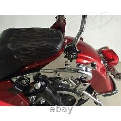 Detachable Backrest Sissy Bar Fit Harley Touring Road King Electra Street Glide