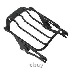 Detachable Backrest Sissy Bar & Luggage Rack Fit For Harley Touring 2009-2023 US