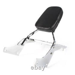 Detachable Backrest Sissy Bar Luggage Rack For Honda Shadow SABRE 1100ACE VT1100