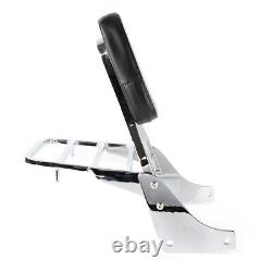 Detachable Backrest Sissy Bar Luggage Rack For Honda Shadow SABRE 1100ACE VT1100