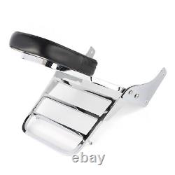 Detachable Backrest Sissy Bar Luggage Rack For Honda Shadow SABRE 1100ACE VT1100