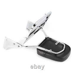 Detachable Backrest Sissy Bar Luggage Rack For Honda Shadow SABRE 1100ACE VT1100