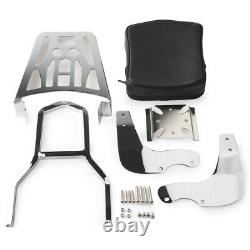 Detachable Backrest Sissy Bar Luggage Rack Kit For Victory Vegas Kingpin 03-up