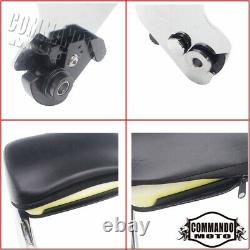 Detachable Backrest Sissy Bar & Pad For Harley Davidson Sportster XL 2004-Up