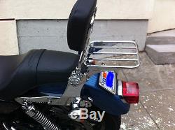 Detachable Backrest Sissy Bar for Harley Sportster 04 Up