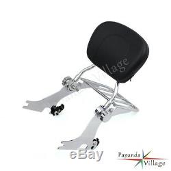 Detachable Backrest Sissy Bar with Luggage Rack For Harley Iron Forty Eight XL 883