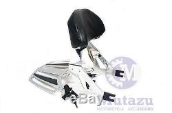 Detachable Backrest Sissy bar & Luggage Rack for Victory Cross Country Road