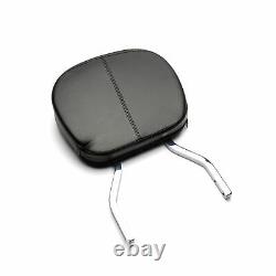 Detachable Black Sissy Bar With Rack for Harley XL 1200 T Superlow 15-17