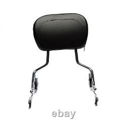 Detachable Chrome Sissy Bar Backrest + Rack for Harley Road Glide Special 15-19