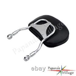 Detachable Chrome Sissy Bar Backrest withLuggage Rack Kit For Harley Dyna FXDL FXD