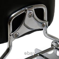 Detachable Chrome Sissy Bar withRack for Harley-Davidson FLHX Street Glide 07-07