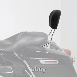Detachable Passenger Backrest Pad Sissy Bar For Harley FLHR FLHX FLHT 2009-2021