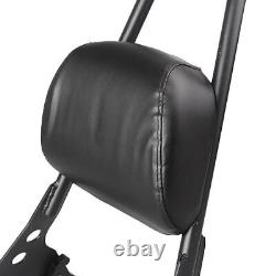 Detachable Passenger Backrest Sissy Bar withPad For Harley Sportster 883 1200 Blk