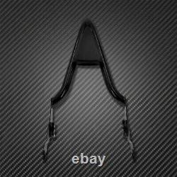 Detachable Rear Passenger Backrest Sissy Bar Triangle Pad Fit For Harley Touring