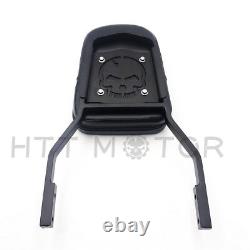 Detachable Sissy Bar Backrest Cushion Pad For Harley Heritage Softail Standard B