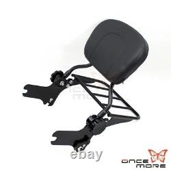 Detachable Sissy Bar Backrest With Luggage Rack For Road King Classic FLHRCI