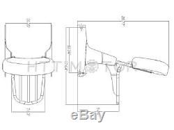 Detachable sissybar backrest luggage rack For Harley 02-19 FXD Dyna Super Glide